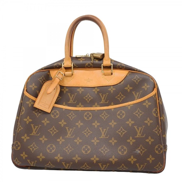 LOUIS VUITTON Authentic Brown Monogram Deauville Bag